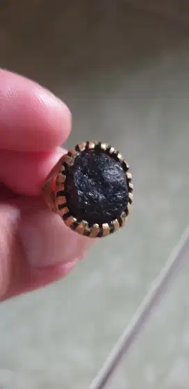 Cincin batu CATAM meteor asliBangka Belitung