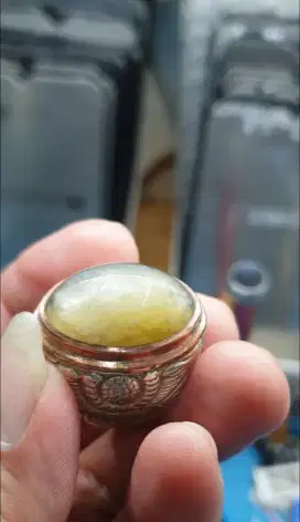 Cincin Batu Pandan kapas minion lawas