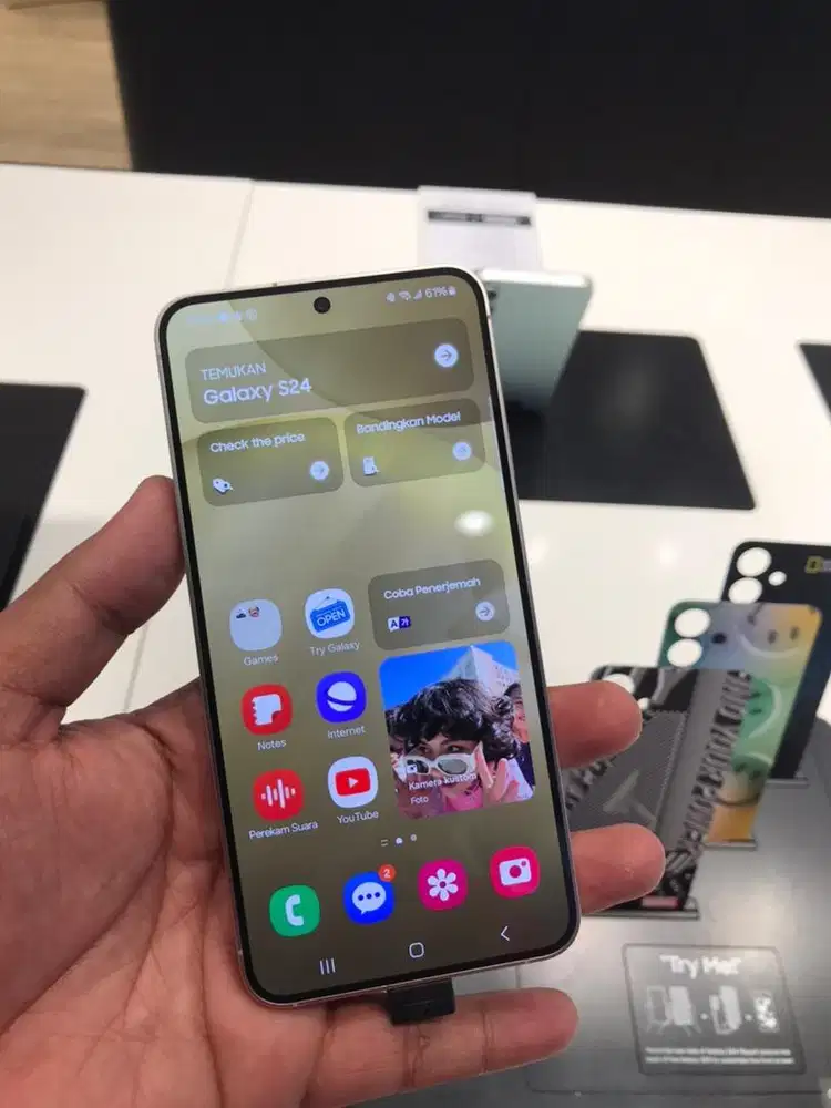 Kredit Samsung galaxy s24 256 gb promo handphone bunga 0% free 1x