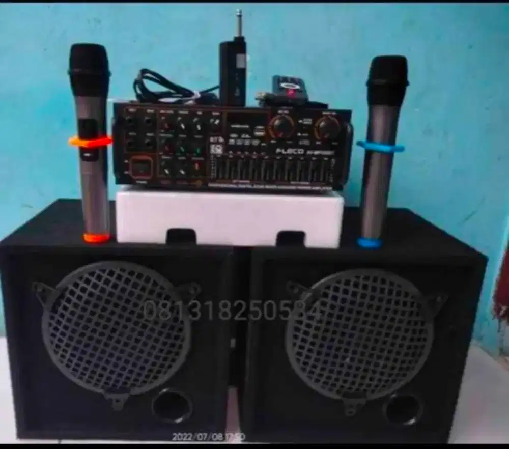 COD SET  8IN KARAOKE BLUETOOTH LENGKAP