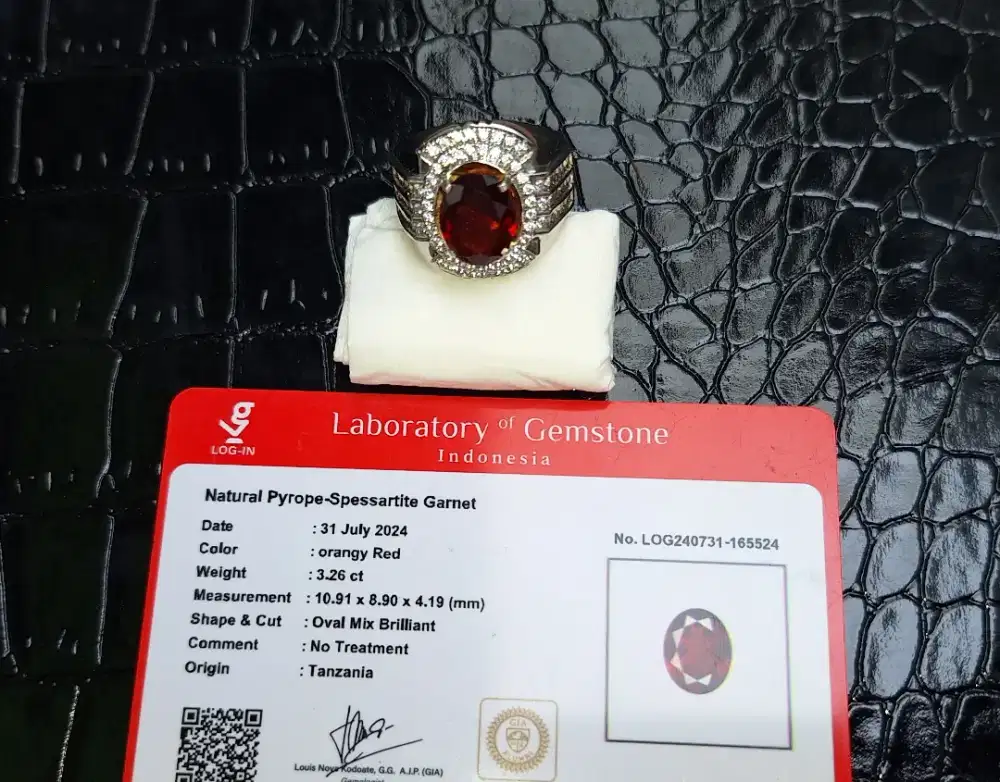 Batu pyrope spessarite Garnet