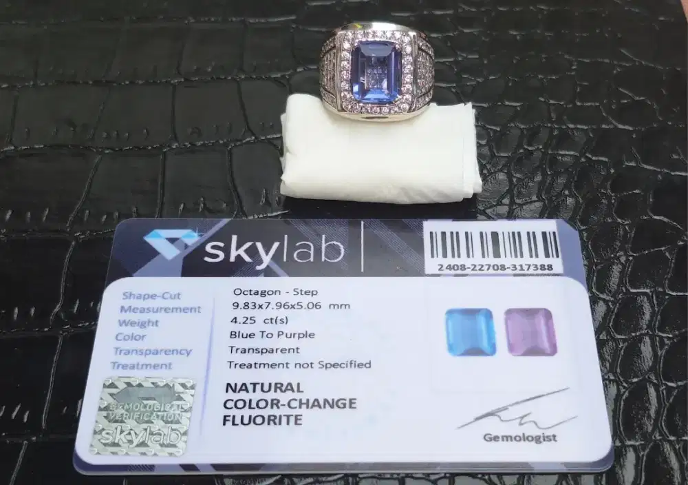 Batu Color change fluorite