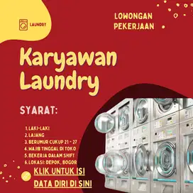 Karyawan Toko Laundry Koin