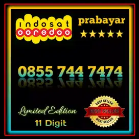 NOMOR CANTIK PREMIUM INDOSAT 11D MINIMALIS LIMITED EDITION 744 7474