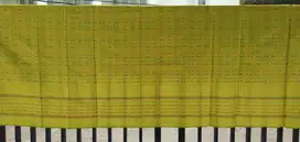 Kain Songket Makasar + selendang- Hijau Muda