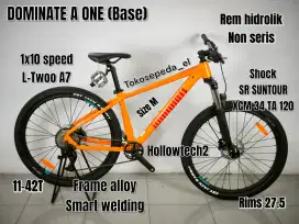 Dominate a one base 27.5 1x10 speed hub TA