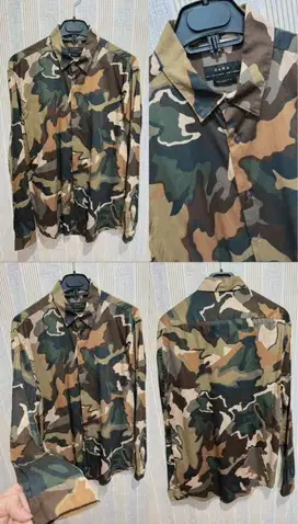 Long shirt army Zara