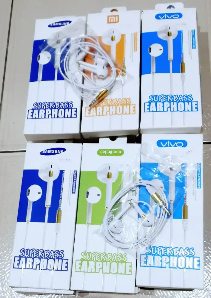 EARPHONE SUPERBASS CT-03/CT-06/CT-08 SAMSUNG,VIVO,OPPO,MI (BISA COD)