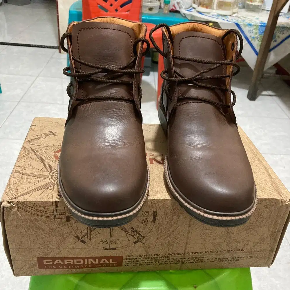 cardinal boot kulit sapi