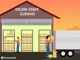 DICARI LAKI-LAKI STAFF GUDANG