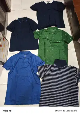 Baju anak cowok uniqlo berkerah