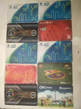 KARTU E-MONEY KERETA DAN BIS.