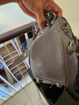 Balenciaga Le Cagole Small not XS Gray Lambskin
