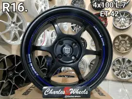 velg baru advan RG1 Hitam R16