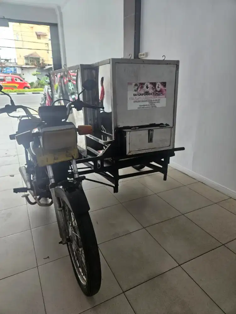 BECAK BARANG FULL STAINLESS STEEL ANTI KARAT