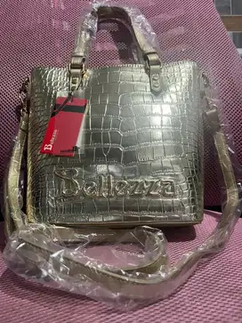 Tote Selempang Croco Gold ( NEW BELLEZZA )