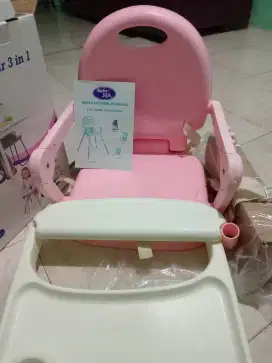 Baby Safe High Chair 3 in 1 Mulus, Dus Lengkap