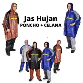 Jas Hujan Ponco Celana Lengan Indoplast