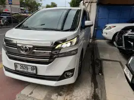 Toyota vellfire 2.5 AT th 2018 NIK 2017 service record