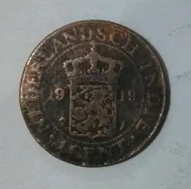 Uang Koin 1 Cent, 1919