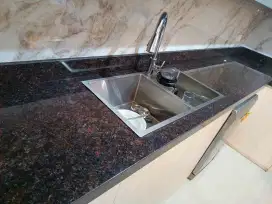 Marmer Granit Top Table Meja Dapur