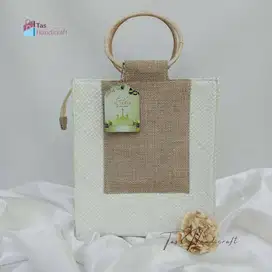 Tas Hampers Pandan Bridesmaid Custom | Tas Souvenir Ulangtahun Unik