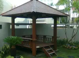Jual dan jasa pembuatan saung
