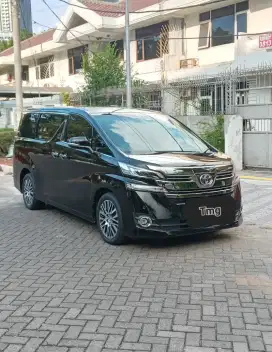 Total Dp 25 juta VELLFIRE 2.5 G Bensin AT ATPM 2017 Black Metalic