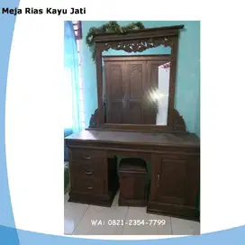 Jual Meja Rias Jati Elegan dan Kokoh