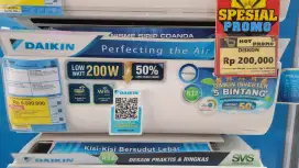 Promo cashback AC Daikin 0,5PK Thailand Promo Bunga 0%