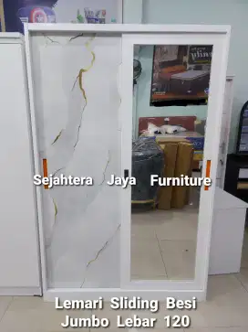 Lemari Sliding Besi Impor Jumbo