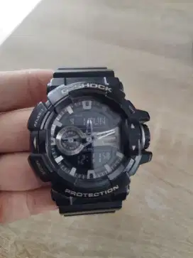 Jam tangan Casio G-Shock GA-400GB  black,kotak, buku manual