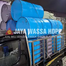 Drum Besi 200 Liter Super Tebal Bakul Tahu Kedelai Merapat Yogyakarta