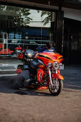 HARLEY DAVIDSON ULTRA CLASSIC ELECTRA GLIDE CVO 2013 TRIBAL ORANGE FP