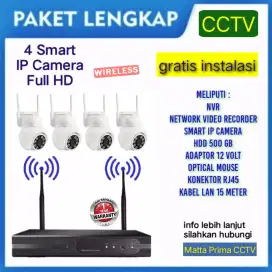 Pasang CCTV - Smart CCTV IP Camera - Gratis Instalasi