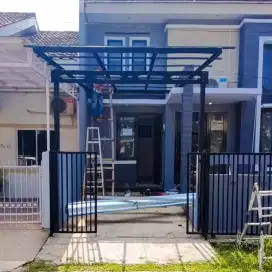 Pasang kanopi baja ringan