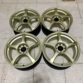 Enkei RS5 Ring 17 4x100 4x114 Velg Ori Original Japan Jepang JDM R17