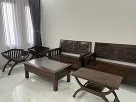 Kursi sofa jati