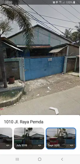 GUDANG DAN KONTRAKAN 10 PINTU 1500m - BOGOR KERADENAN PINGGIR JALAN