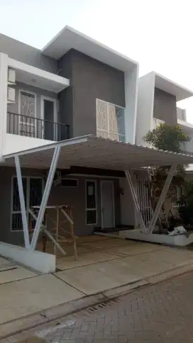 Kanopi minimalis tiang gawng