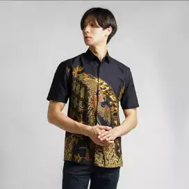 Kemeja Pendek Superfine Caturangga Charity Premium Size M Mewah