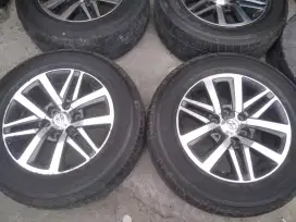 Velg toyota fortuner Vrz ring 18 sama Ban