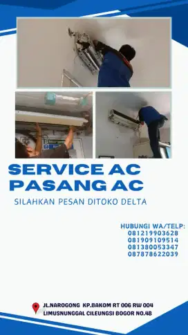 Service AC dan Kulkas Bergaransi