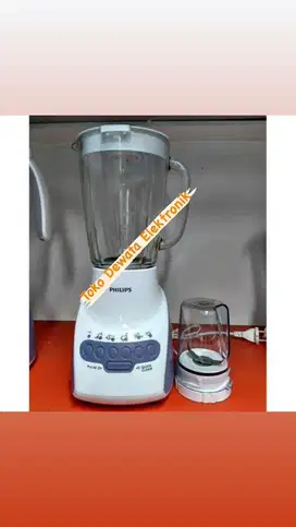 Blender Philips kapasitas 2liter gelas kaca garansi resmi 2tahun