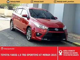 Toyota Yaris 1.5 Trd Sportivo AT Merah 2015/2016  Good Condition