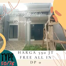 rumah Langka FREE All in DP 0 10 mnt tol pondok cabe cinangka sawangan