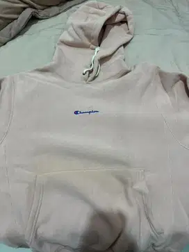 CHAMPION PINK HOODIE (small)