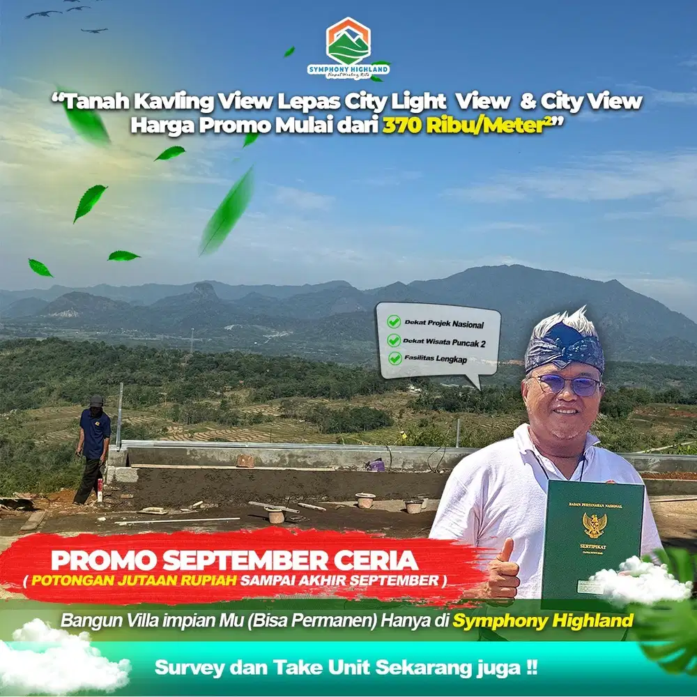 DIJUAL TANAH KOSONG DI BOGOR LEGALITAS TERPERCAYA AMANAH
