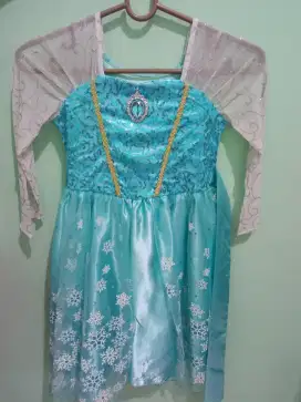 DRESS KARAKTER FROZEN TERMURAH