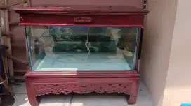 Aquarium besar kayu jati MURAH